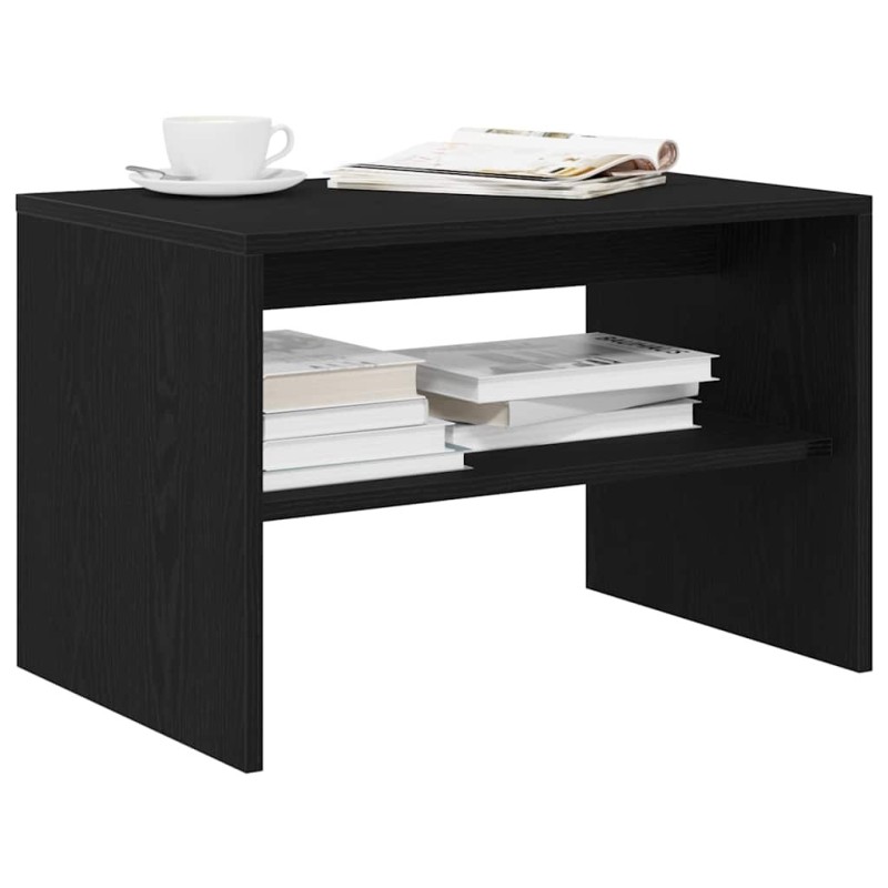 Meuble TV chêne noir 60x40x40 cm bois d'ingénierie 632495632495