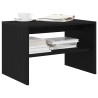 Meuble TV chêne noir 60x40x40 cm bois d'ingénierie 632495632495