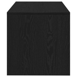 Meuble TV chêne noir 60x40x40 cm bois d'ingénierie 632495632495