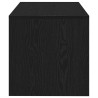 Meuble TV chêne noir 60x40x40 cm bois d'ingénierie 632495632495