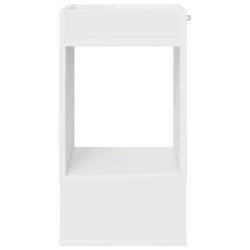 Table d'appoint Blanc 30 x 30 x 56 cm Bois d'ingénierie 632498632498