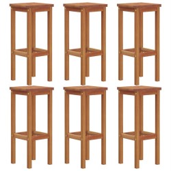 Ensemble de bar de jardin 7 pcs bois d'acacia solide 632499632499
