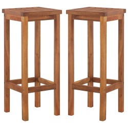 Ensemble de bar de jardin 7 pcs bois d'acacia solide 632499632499