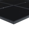 Ensemble à manger de jardin 9 pcs Noir Résine tressée 632500632500