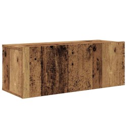 Meuble TV mural 4 pcs Bois Ancien Bois d'ingénierie 632501632501