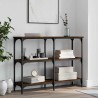 Table console chêne marron 100x29x75 cm bois d'ingénierie 632502632502