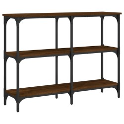 Table console chêne marron 100x29x75 cm bois d'ingénierie 632502632502