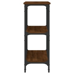 Table console chêne marron 100x29x75 cm bois d'ingénierie 632502632502