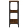 Table console chêne marron 100x29x75 cm bois d'ingénierie 632502632502