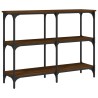Table console chêne marron 100x29x75 cm bois d'ingénierie 632502632502