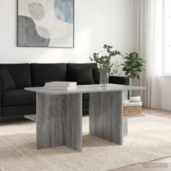 Table basse Sonoma gris 87 x 50 x 45 cm Bois d’ingénierie 632503632503