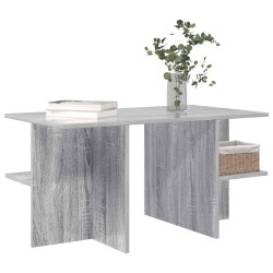 Table basse Sonoma gris 87 x 50 x 45 cm Bois d’ingénierie 632503632503