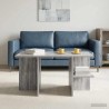 Table basse Sonoma gris 87 x 50 x 45 cm Bois d’ingénierie 632503632503