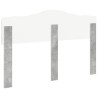 Tête de lit Gris béton Bois d'ingénierie 632504632504