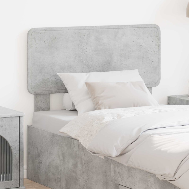 Tête de lit Gris béton Bois d'ingénierie 632505632505