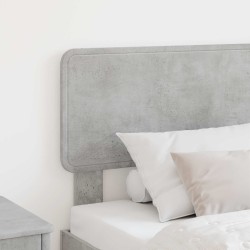 Tête de lit Gris béton Bois d'ingénierie 632505632505