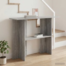 Table console Sonoma gris 100 x 30 x 75 cm Bois d'ingénierie 632506632506