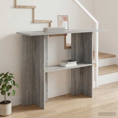 Table console Sonoma gris 100 x 30 x 75 cm Bois d'ingénierie 632506632506