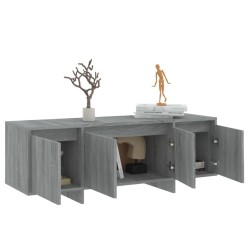 Meuble TV Sonoma gris 120x30x40,5 cm Bois d'ingénierie 632508632508