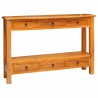 Table console Naturel 115 x 32 x 76 cm Bois de Mahogany Massif 632512632512