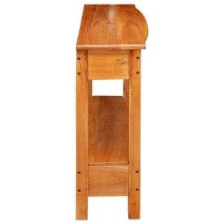 Table console Naturel 115 x 32 x 76 cm Bois de Mahogany Massif 632512632512