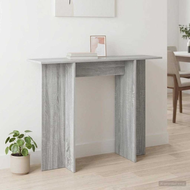 Table console Sonoma gris 100 x 30 x 75 cm Bois d'ingénierie 632514632514