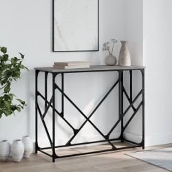 Table console sonoma gris 100x40x80 cm bois d'ingénierie 632515632515