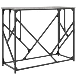 Table console sonoma gris 100x40x80 cm bois d'ingénierie 632515632515
