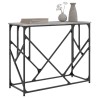 Table console sonoma gris 100x40x80 cm bois d'ingénierie 632515632515