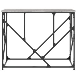 Table console sonoma gris 100x40x80 cm bois d'ingénierie 632515632515