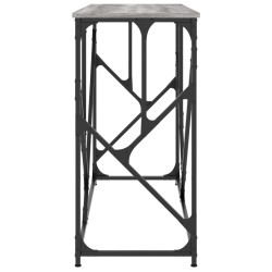 Table console sonoma gris 100x40x80 cm bois d'ingénierie 632515632515