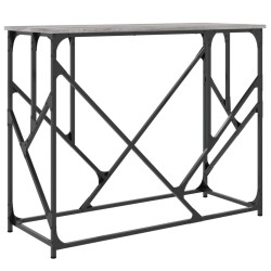 Table console sonoma gris 100x40x80 cm bois d'ingénierie 632515632515
