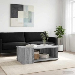 Table basse Sonoma gris 90 x 50 x 33 cm Bois d'ingénierie 632516632516