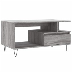 Table basse Sonoma gris 90x49x45 cm Bois d'ingénierie 632517632517