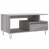 Table basse Sonoma gris 90x49x45 cm Bois d'ingénierie 632517632517