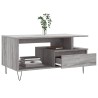 Table basse Sonoma gris 90x49x45 cm Bois d'ingénierie 632517632517