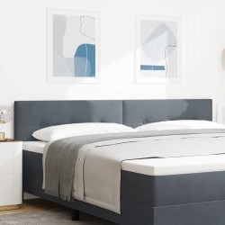 Tête de lit Gris foncé 200 cm Velours 632518632518