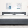Tête de lit Gris foncé 200 cm Velours 632518632518