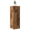 Meuble mural vieux bois 30,5x30x90 cm bois d'ingénierie 632520632520