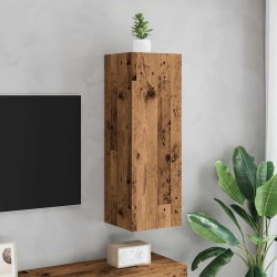 Meuble mural vieux bois 30,5x30x90 cm bois d'ingénierie 632520632520