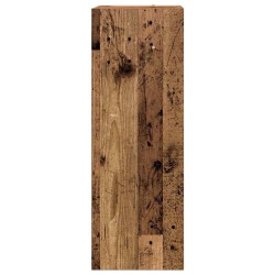 Meuble mural vieux bois 30,5x30x90 cm bois d'ingénierie 632520632520