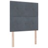 Tête de lit Gris foncé 80 cm Velours 632521632521