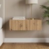 Table d'appoint murale 59 x 34,5 x 17 cm Bois d'ingénierie 632522632522