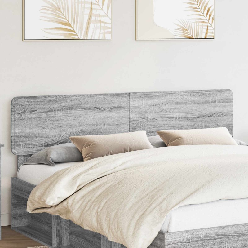 Tête de lit Gris Sonoma Bois d'ingénierie 632523632523