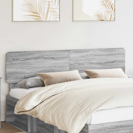 Tête de lit Gris Sonoma Bois d'ingénierie 632523632523
