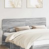 Tête de lit Gris Sonoma Bois d'ingénierie 632523632523