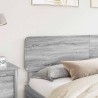 Tête de lit Gris Sonoma Bois d'ingénierie 632523632523