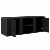 Meuble TV Chêne noir 100 x 31,5 x 35 cm Bois d'ingénierie 632525632525