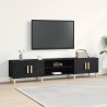Meuble TV Chêne noir 180 x 31,5 x 40 cm Bois d'ingénierie 632526632526