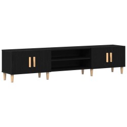 Meuble TV Chêne noir 180 x 31,5 x 40 cm Bois d'ingénierie 632526632526
